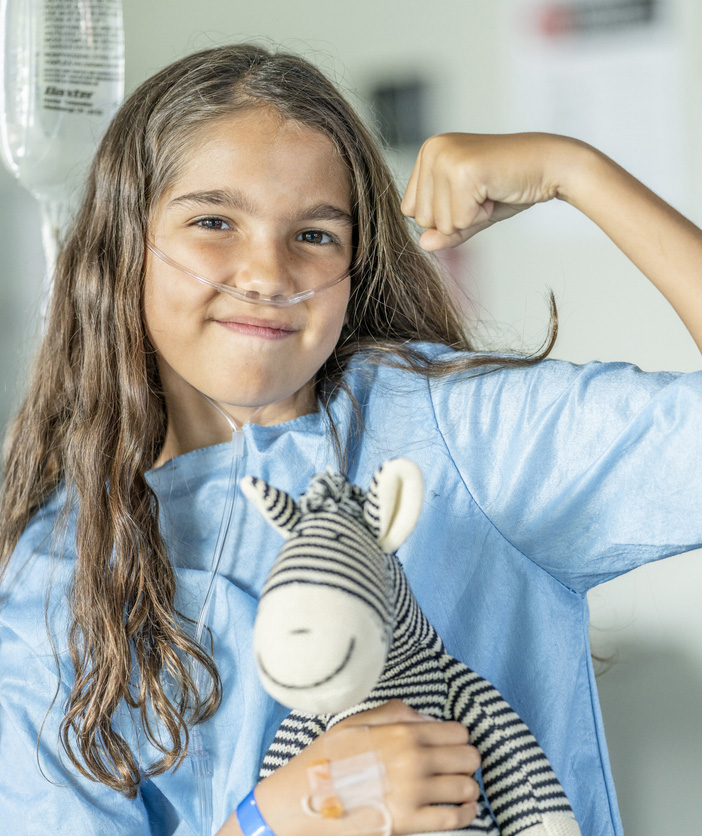 10 year old girl in hospital